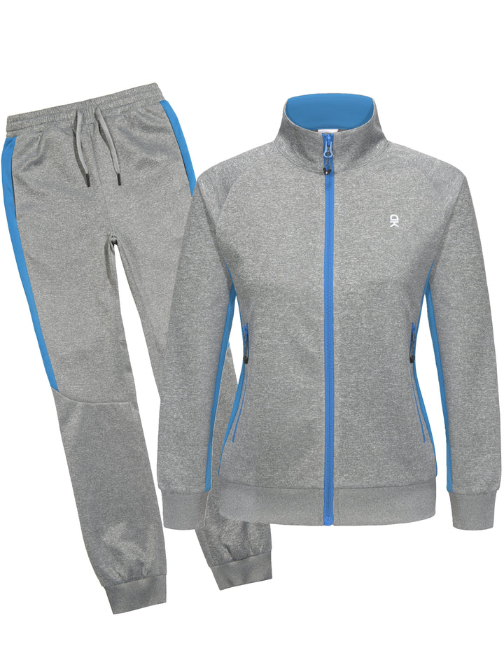 Quick Dry Sweatsuits for Girls, Durable Stretch Girls Tracksuit for Outdoor MP-US-DK