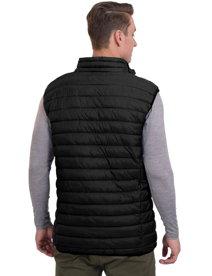 Men's Vest Outdoor Warm Sleeveless Jackets Recycled Insulation MP-US-DK