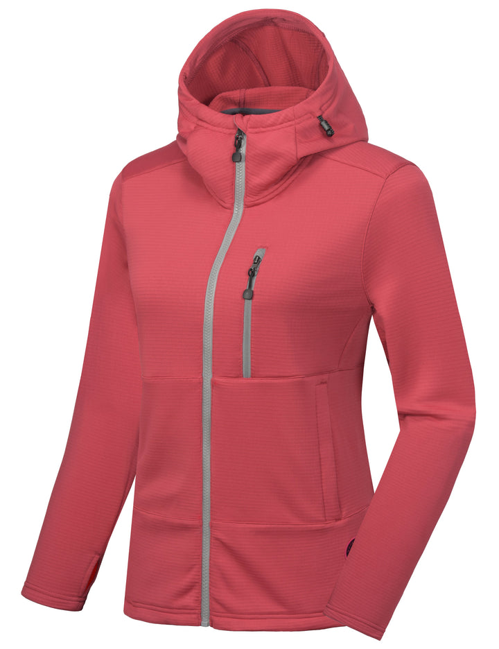 Women's Winter Lightweight Warm Fleece Jacket YZF US-DK