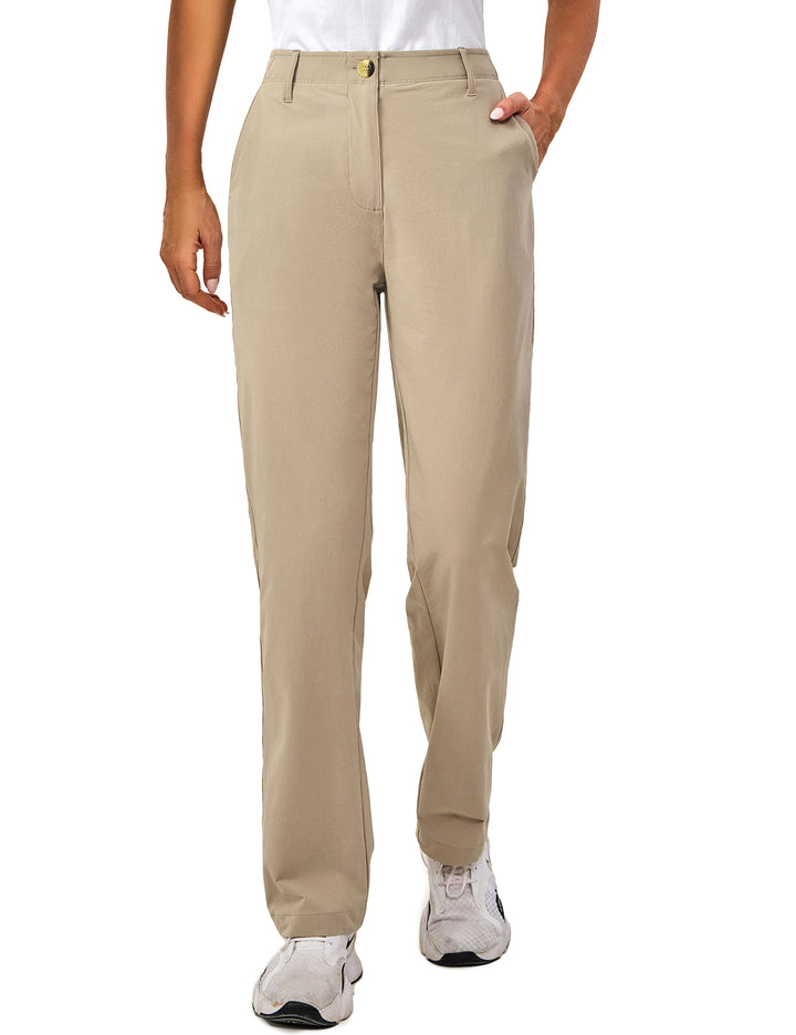 Women's Golf Pants Stretch Lightweight Business Casual  Straight Leg MP-US-DK