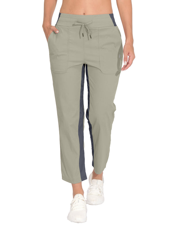 Women's Lightweight Capri Pants, Stretchy Quick Dry Golf Pants MP-US-DK