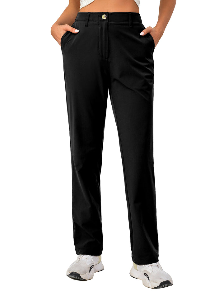 Women's Golf Pants Stretch Lightweight Business Casual  Straight Leg MP-US-DK