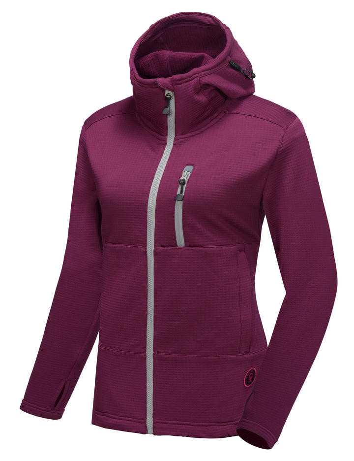 Women's Winter Lightweight Warm Fleece Jacket YZF US-DK