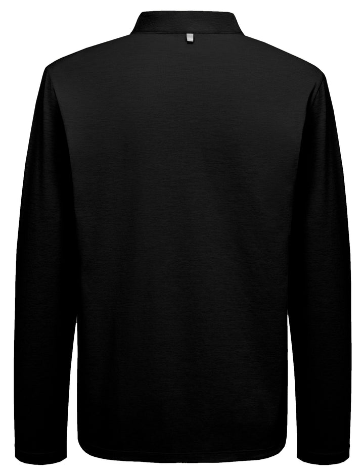 Men's UPF 50+ Quarter Zip Pullover Long Sleeve Athletic Shirts MP-US-DK