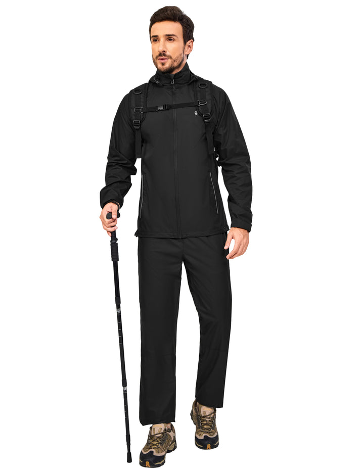 Men's Waterproof Lightweight Over Rain Pants for Hiking, Golf, Fishing MP-US-DK