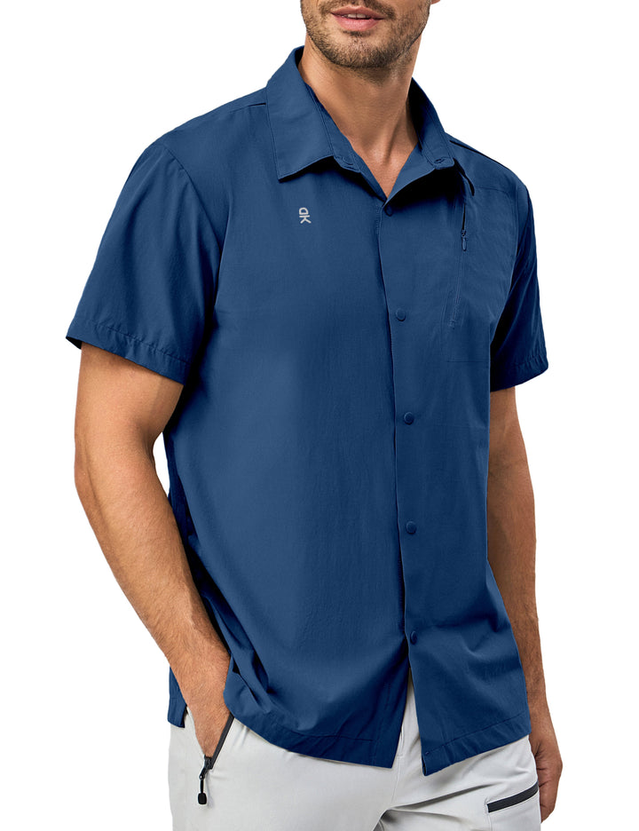 Men's Breathable UPF50 Relaxed Fit Shirts for Hiking Travel MP-US-DK