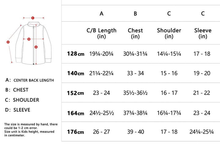 Boys' Waterproof Breathable Rain Outdoor Shell Jacket YZF US-DK-CS