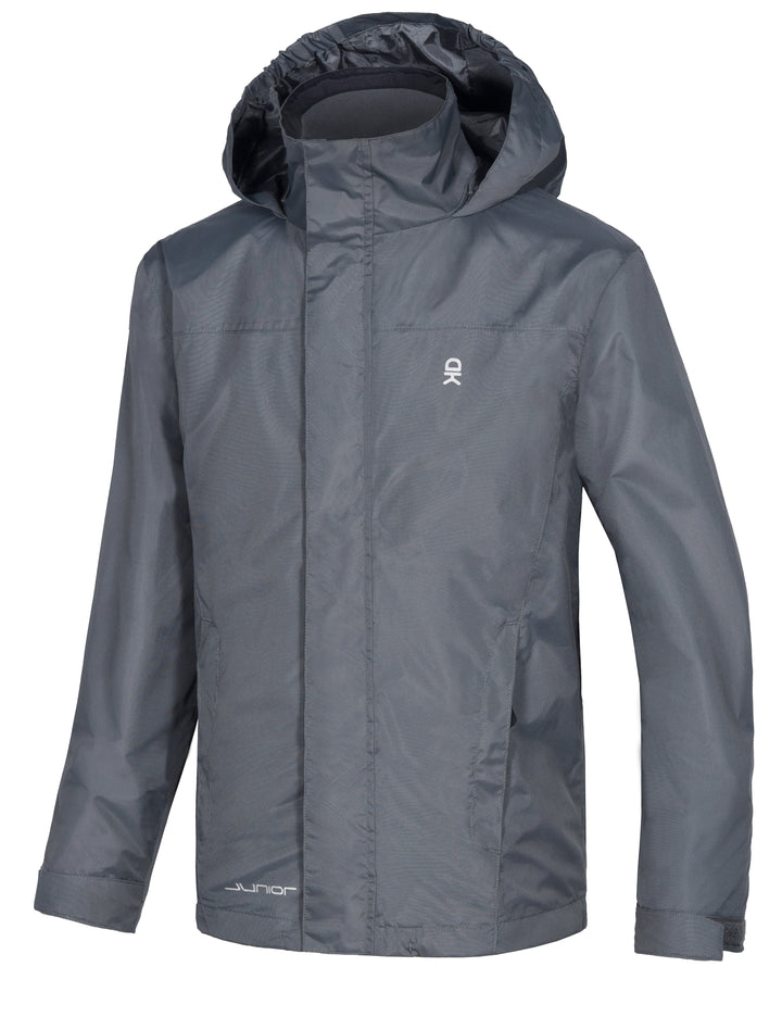 Boys' Waterproof Breathable Rain Outdoor Shell Jacket YZF US-DK-CS