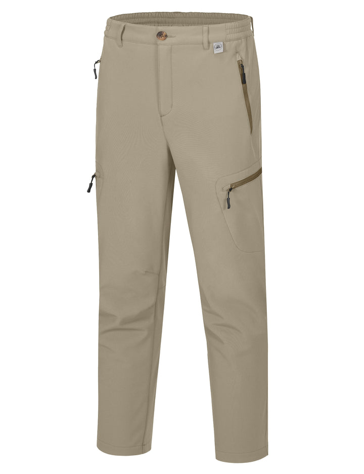 Men's Fleece Lined Insulated Softshell Snow Hiking Pants MP US-MP-CS