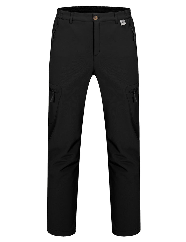 Men's Fleece Lined Insulated Softshell Snow Hiking Pants MP US-MP-CS