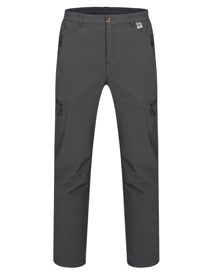 Men's Fleece Lined Insulated Softshell Snow Hiking Pants MP US-MP-CS