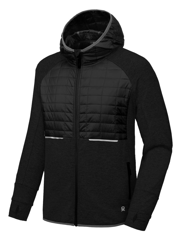 Men's Insulated Running Thermal Hybrid Jacket YZF US-DK