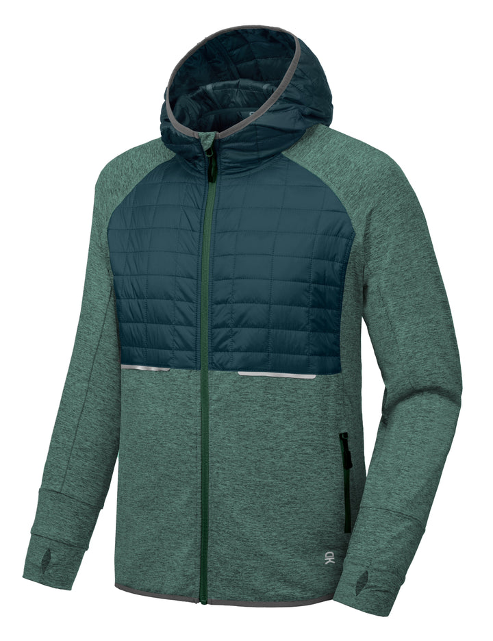 Men's Insulated Running Thermal Hybrid Jacket YZF US-DK