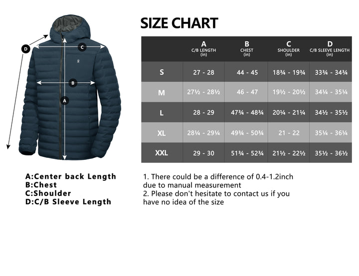 Men's Recycled Insulation Puffer Jacket YZF US-DK