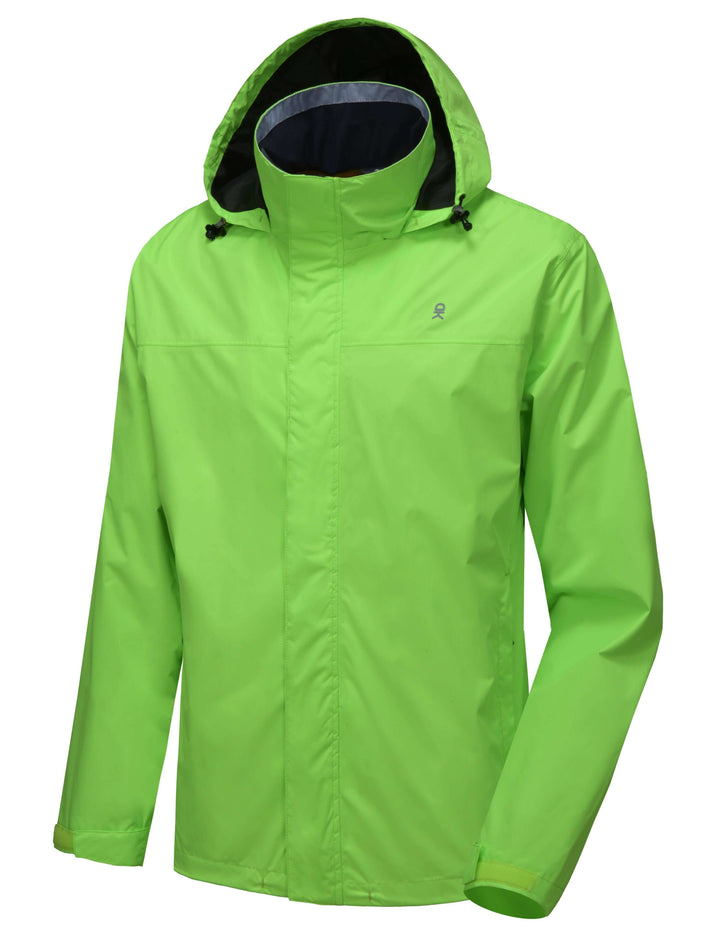 Men's Waterproof Outdoor Lightweight Hiking Rain Jacket YZF US-DK