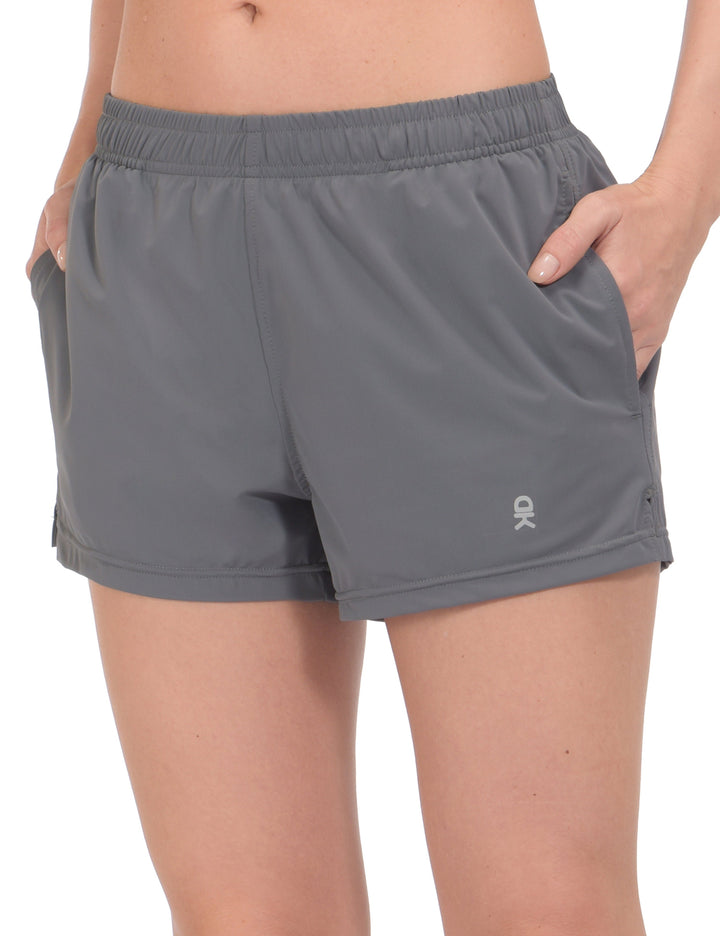 Women's 3 Inches Ultra Stretch Quick Dry 2 in 1 Running Shorts YZF US-DK