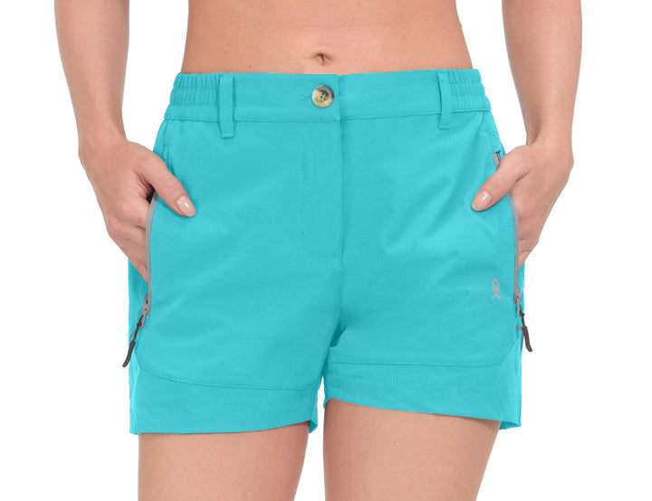 Women's 3.5 Inches Lightweight Stretch Quick Dry Golf Shorts YZF US-DK