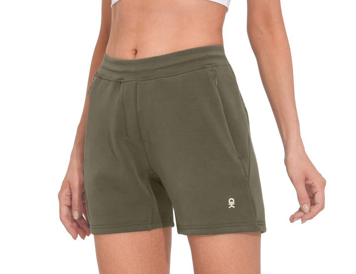 Women's 5 Inch Inseam Stretch Athletic Running Shorts MP US-DK