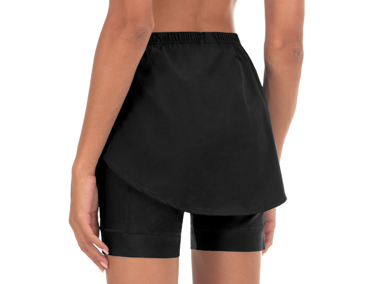 Women's Built-in 3D Padded Cycling Skorts YZF US-DS