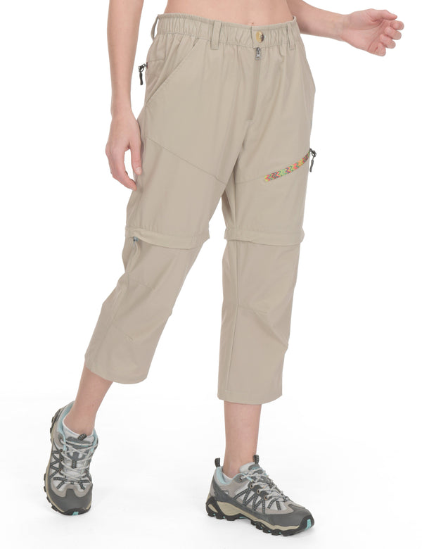 Women's Convertible Hiking Lightweight Quick Dry Pants YZF US-DK