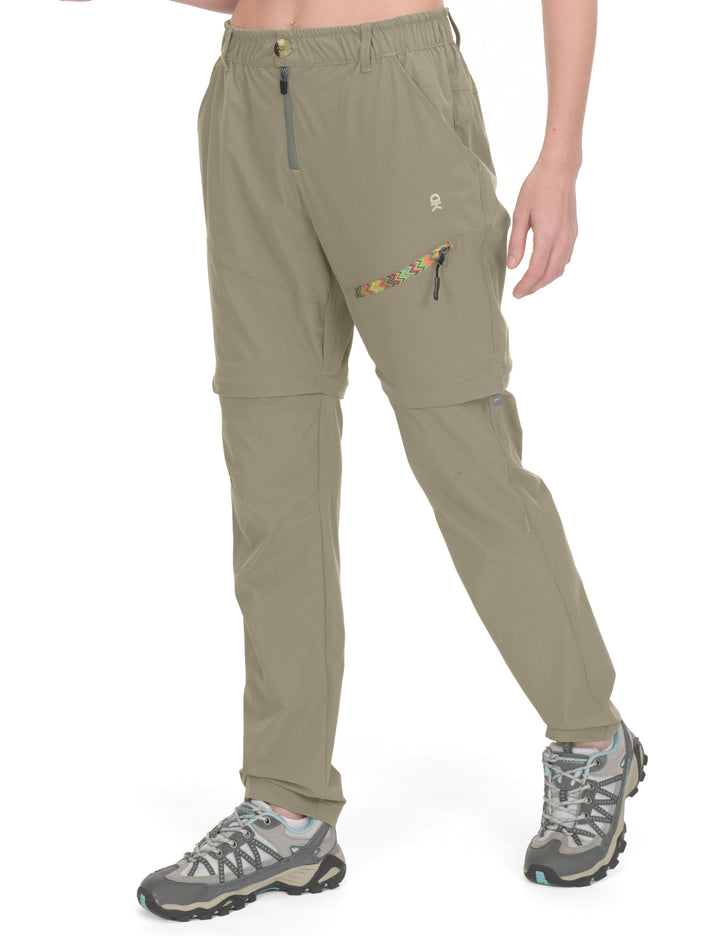 Women's Convertible Lightweight Zip-Off Hiking Pants YZF US-DK