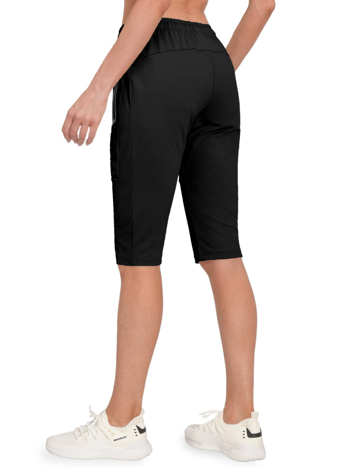 Women's Quick Dry Cool Drawstring Capri Pants YZF US-DK