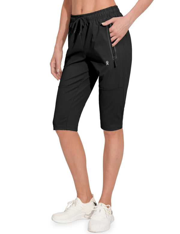 Women's Quick Dry Cool Drawstring Capri Pants YZF US-DK