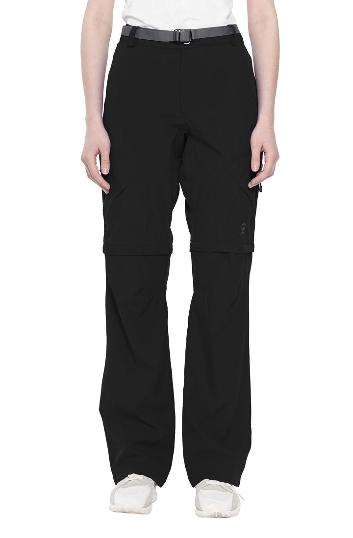 Women's Stretch Convertible Pants Zip-Off Quick Dry Hiking Pants YZF US-DK