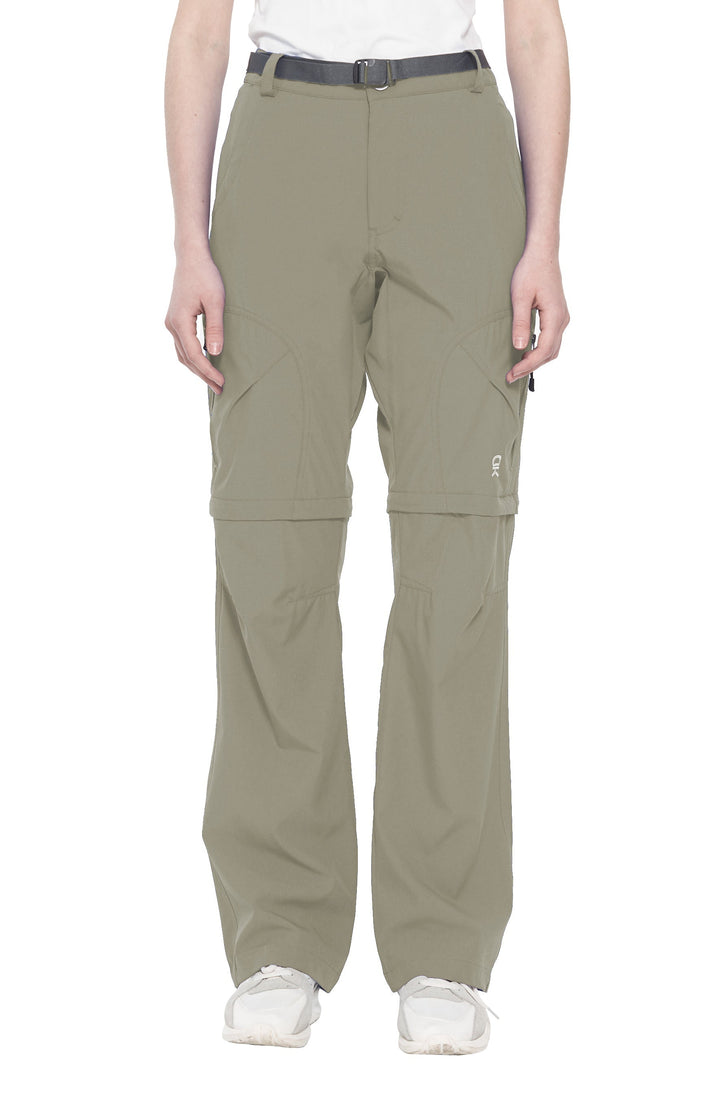 Women's Stretch Convertible Pants Zip-Off Quick Dry Hiking Pants YZF US-DK