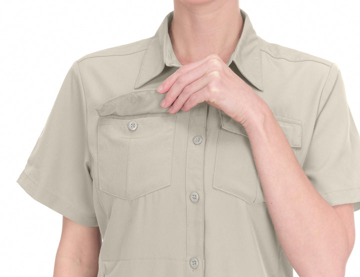 Women's Stretch Quick Dry UPF50+ Short Sleeve Shirt YZF US-DK