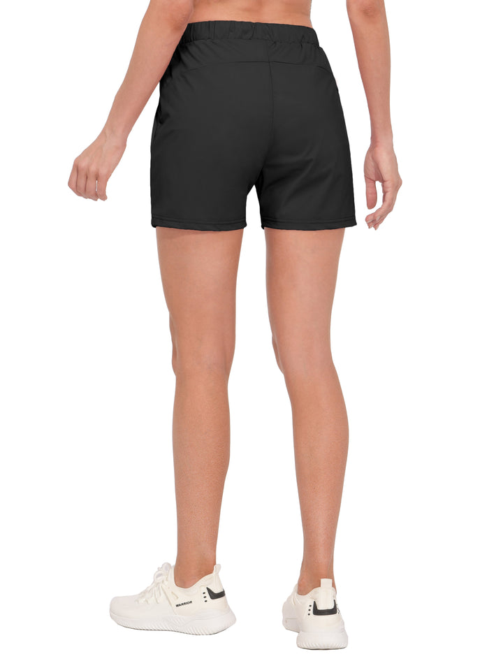 Women's Ultra-Stretch Quick Dry Drawstring Bermuda Shorts YZF US-DK