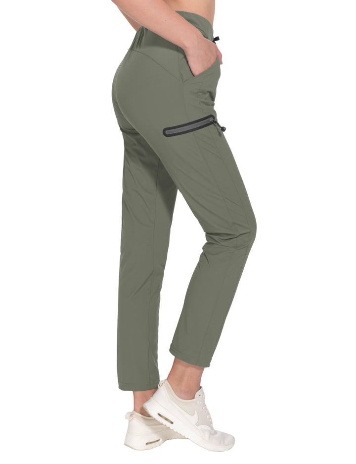 Women's Ultra-Stretch Quick Dry Lightweight Ankle Pants YZF US-DK