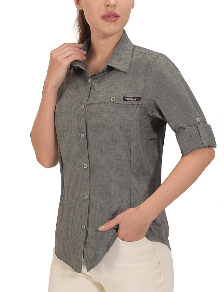 Women's UPF 50+ UV Protection Air-Holes Tech Shirt YZF US-DK