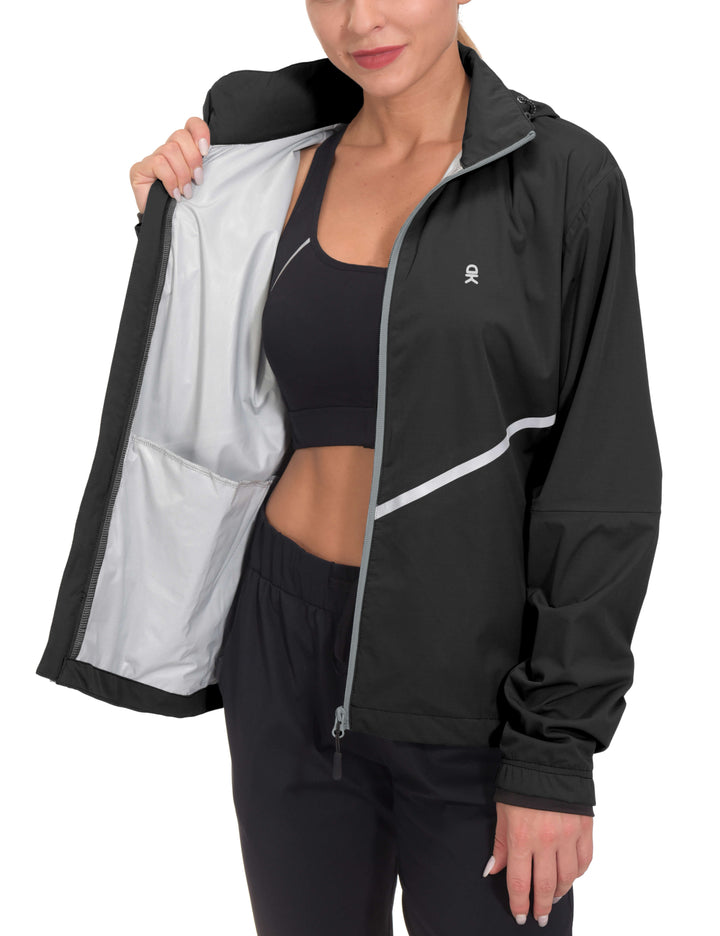 Women's Waterproof Running Reflective Cycling Jackets YZF US-DK